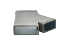 Thermoduct T-stycke 45 grader 220x80 - 170x80 för kanalisation