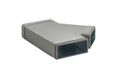 Thermoduct T-stycke 45 grader 220x80 - 170x80 för kanalisation