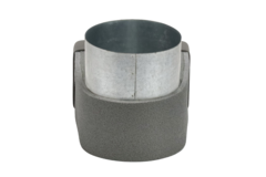 Thermoduct-vinkel 170 mm x 80 mm till diameter 160 mm för kanalisation