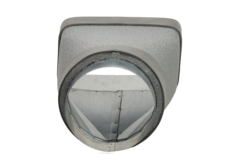 Termoduktreducerare 170x80 till diameter 150 mm för kanalisation