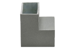 Thermoduct inbyggningsböj 90 grader 220x80 mm horisontell