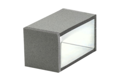 Thermoduct kopplingsstycke, 220x80 mm, L=100 mm