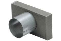 Thermoduct slutlock 220x80 mm med anslutning diameter 80 mm