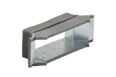 Thermoduct anslutning på sidan 220x80 mm till galvaniserade rektangulära ventilationskanaler