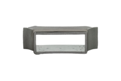 Thermoduct anslutning på sidan 220x80 mm till galvaniserade rektangulära ventilationskanaler