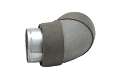 Termoduktens böjdiameter 80 mm 90 grader (inte säkert)