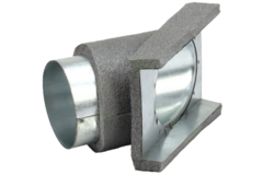 Thermoduct 45 grader förbindningsstycke / hylsa 80 mm