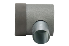 Thermoduct inbyggnadskärl diameter 125 mm H=80 mm enkelt med hål för tunnelkonstruktion
