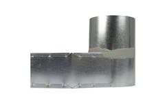 Lepe hörnstycke 220x80 mm till diameter 150 mm