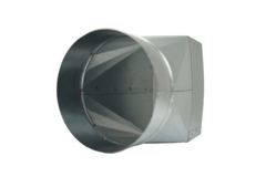 Adapter 220x80 mm till diameter 150 mm för kanalisation