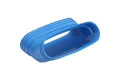 Wavin Ventiza Böj 45 grader PVC oval 235x80 mm vertikalt M/M