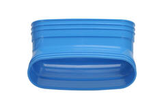 Wavin Ventiza Böj 45 grader PVC oval 235x80 mm vertikalt M/M