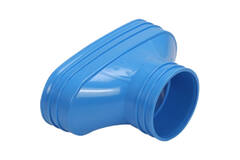 Wavin Ventiza Övergång PVC oval 195x80 mm till 80 mm M/M