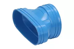 Wavin Ventiza Övergång PVC oval 195x80 mm till 125 mm M/M
