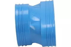 Wavin Ventiza Övergång PVC oval 235x80 mm till 160 mm M/M