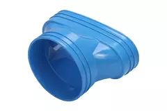 Wavin Ventiza Övergång PVC oval 235x80 mm till 160 mm M/M