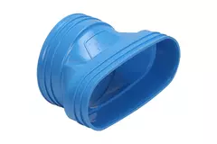 Wavin Ventiza Övergång PVC oval 235x80 mm till 160 mm M/M