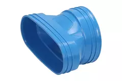 Wavin Ventiza Övergång PVC oval 235x80 mm till 160 mm M/M