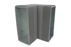 Thermoduct böj 90 grader 170x80 vertikal för kanalisation