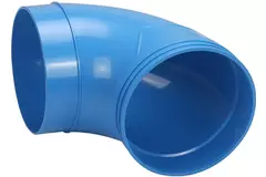 Wavin Ventiza 90 grader böj PVC rund 160 mm M/S