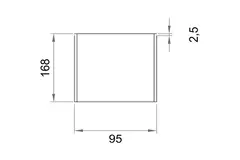 Wavin Ventiza självhäftande hylsa PVC rund 160 mm M/M