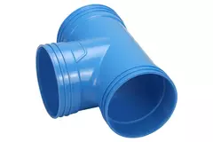 Wavin Ventiza T-stycke 90 grader PVC runt 160 mm M/M/M