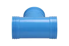 Wavin Ventiza T-stycke 90 grader PVC runt 160 mm M/M/M