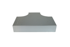 T-stycke 90 grader 300x80 - 220x80 till galvaniserad rektangulär ventilationskanal