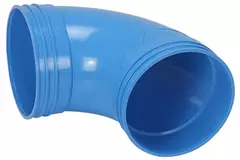 Wavin Ventiza 90 grader Böj PVC rund 125 mm M/M