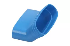 Wavin Ventiza Böj 45 grader PVC oval 195x80 mm vertikal M/S