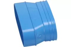Wavin Ventiza Övergång PVC oval 235x80 mm till 195x80 mm M/S