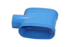Wavin Ventiza T-stycke PVC oval 195x80 mm M/M/M