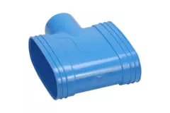 Wavin Ventiza T-stycke PVC oval 195x80 mm M/M/M