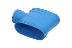 Wavin Ventiza T-stycke PVC oval 195x80 mm M/M/M