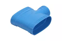 Wavin Ventiza T-stycke PVC oval 195x80 mm M/M/M