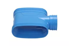 Wavin Ventiza T-stycke PVC oval 195x80 mm M/M/M