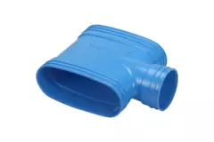 Wavin Ventiza T-stycke PVC oval 195x80 mm M/M/M