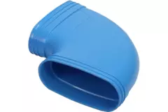 Wavin Ventiza Böj 90 grader PVC oval 195x80 mm horisontell M/M