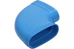 Wavin Ventiza Böj 90 grader PVC oval 195x80 mm horisontell M/M