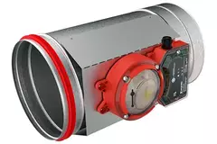 Röksensor 230V för runt brandspjäll 200 mm - E-FDC A SSA D200 230