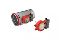 Röksensor 230V för runt brandspjäll 160 mm - E-FDC A SSA D160 230