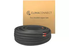 ClimaConnect Duo isolerat kylrör 1/4-1/2 rulle 20 meter