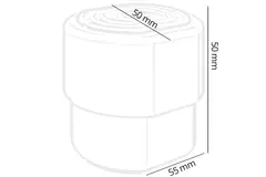 ClimaConnect vibrationssats 1.2 blå/gul, med fjäder, för enheter upp till 80 KG