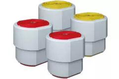 ClimaConnect vibrationssats 3.2 röd/gul, med fjäder, för enheter upp till 120 KG
