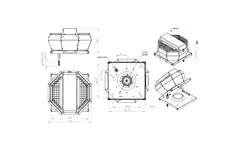 Takfläkt vertikal konstant tryckreglering - DVA 190 EC O CRK 02
