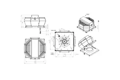 Takfläkt vertikal konstant tryckreglering - DVA 220 EC O CRK 02