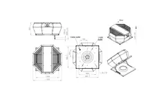 Takfläkt vertikal konstant tryckreglering - DVA 355 EC O CRK 01