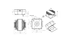 Takfläkt vertikal konstant tryckreglering - DVA 400 EC O CRK 02