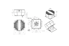 Takfläkt vertikal konstant tryckreglering - DVA 450 EC O CRK 03