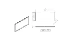 Flexibelt anslutningsstycke 2100 x 1000 - VS 210100